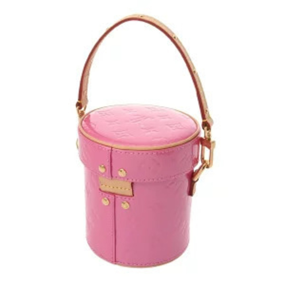 Louis Vuitton Vernis Pink Monogram Neon Handbag
